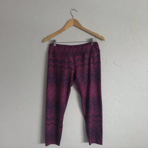 Prana printed crop athletic leggings
